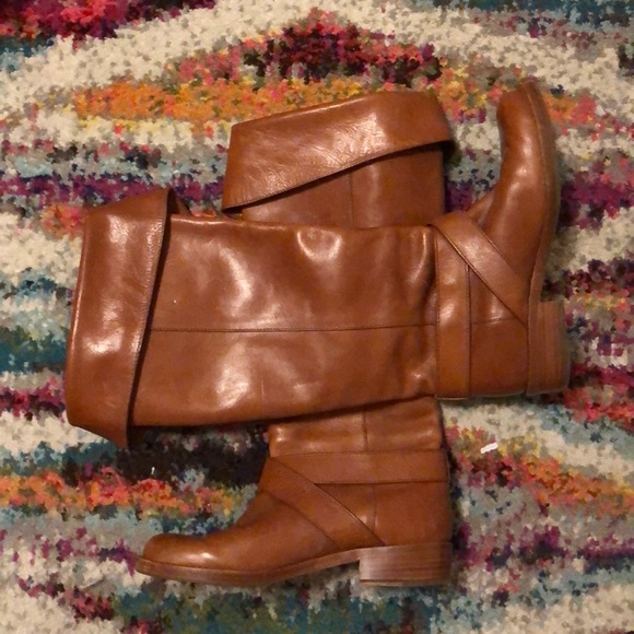 Coach Jolene Leather Riding Boots - Picture 2 of 5